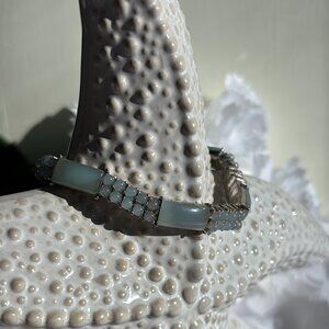 MONET PALE BLUE MOONSTONE STYLE BRACELET